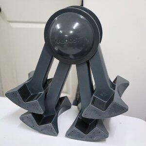 kaboost portable chair booster goes under the chair gray pre-owned